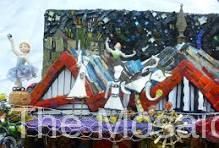 catch a falling star by Sandy Robertson Mosaic artist Australia