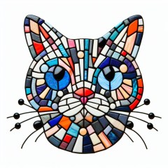 Stained glass cut into thin strips for mosaic makers to reshape as desired.