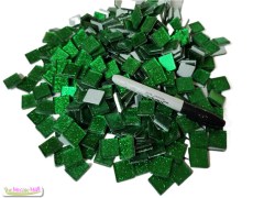 Green Glitter Mosaic glass tiles | The Mosaic Mall