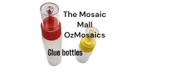 Mosaic glue botte, small, large for mosaic glues