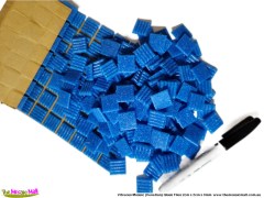 Blue mosaic vitreous glass tile