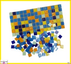 Mix mosaic glass vitreous mosaic tiles, the Mosaic Mall, OzMosaics