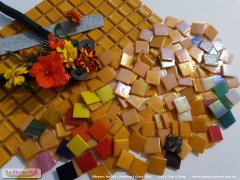 Marigold Orange Tile | The Mosaic Mall