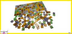Gold-streaked mosaic glass vitreous tiles - The Mosaic Mall