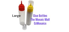 Mosaic Plastic Refillable glue bottle