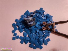 Surfer Blue Mosaic Glass Vitreous Tile |The Mosic Mall Australia