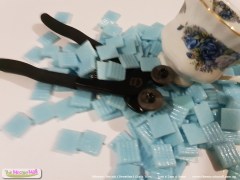 Blue glass vitreous mosaic tiles - Blue Daydream - The Mosaic Mall Australia
