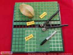 Green Mosaic Glass Tile Australia