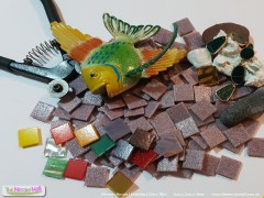 Purple Grape Mosaic Glass tile
