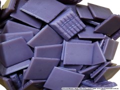 Purple reflective surface, mosaic glass tile