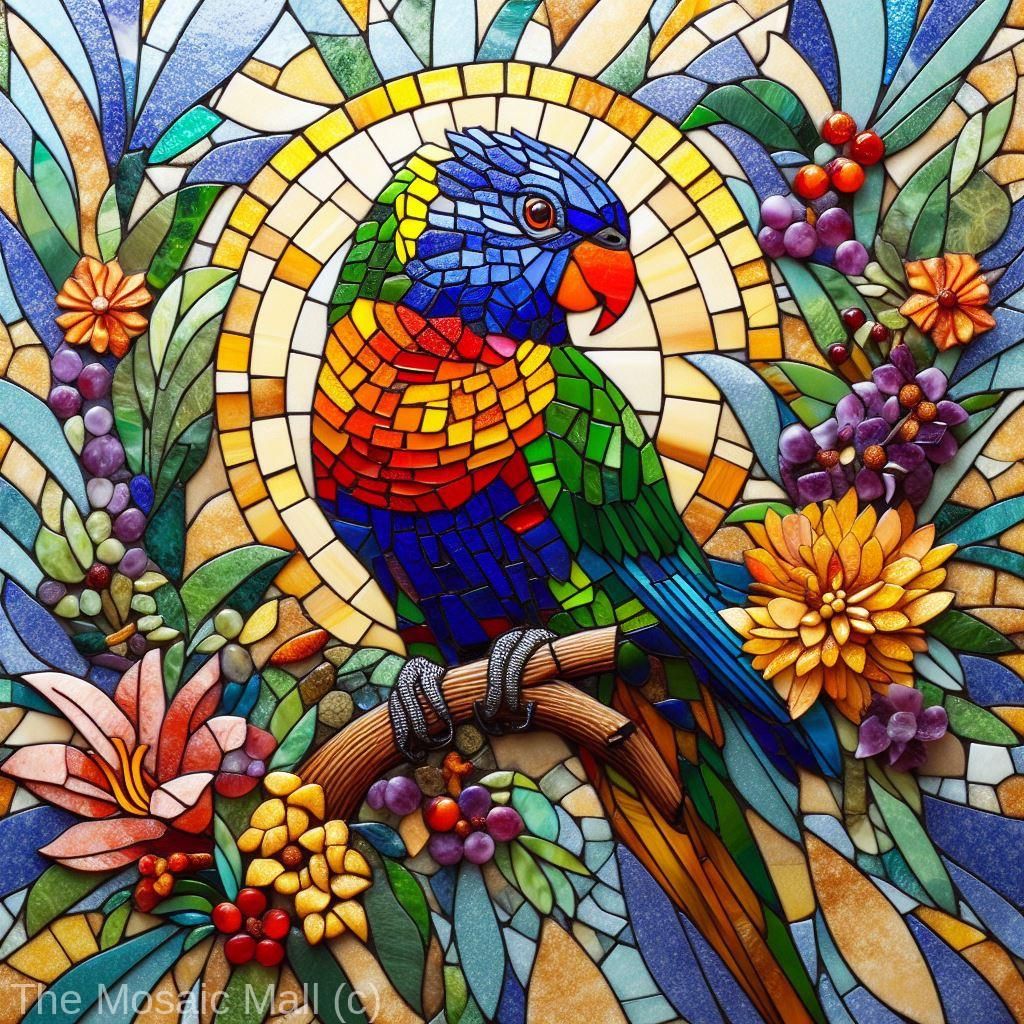 mosaic themosaicmall stainedglass bird3