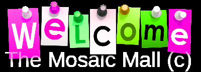 welcome mosaic art